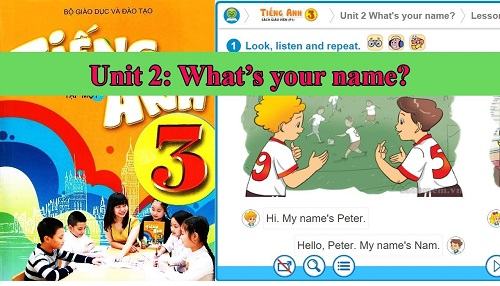 Tiếng anh lớp 3 unit 2 What’s your name?