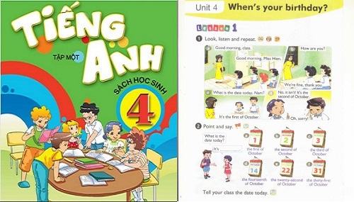 Tiếng Anh lớp 4 Unit 4 - When's your birthday?