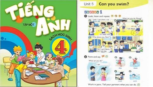 Tiếng Anh lớp 4 Unit 5 - Can you swim?